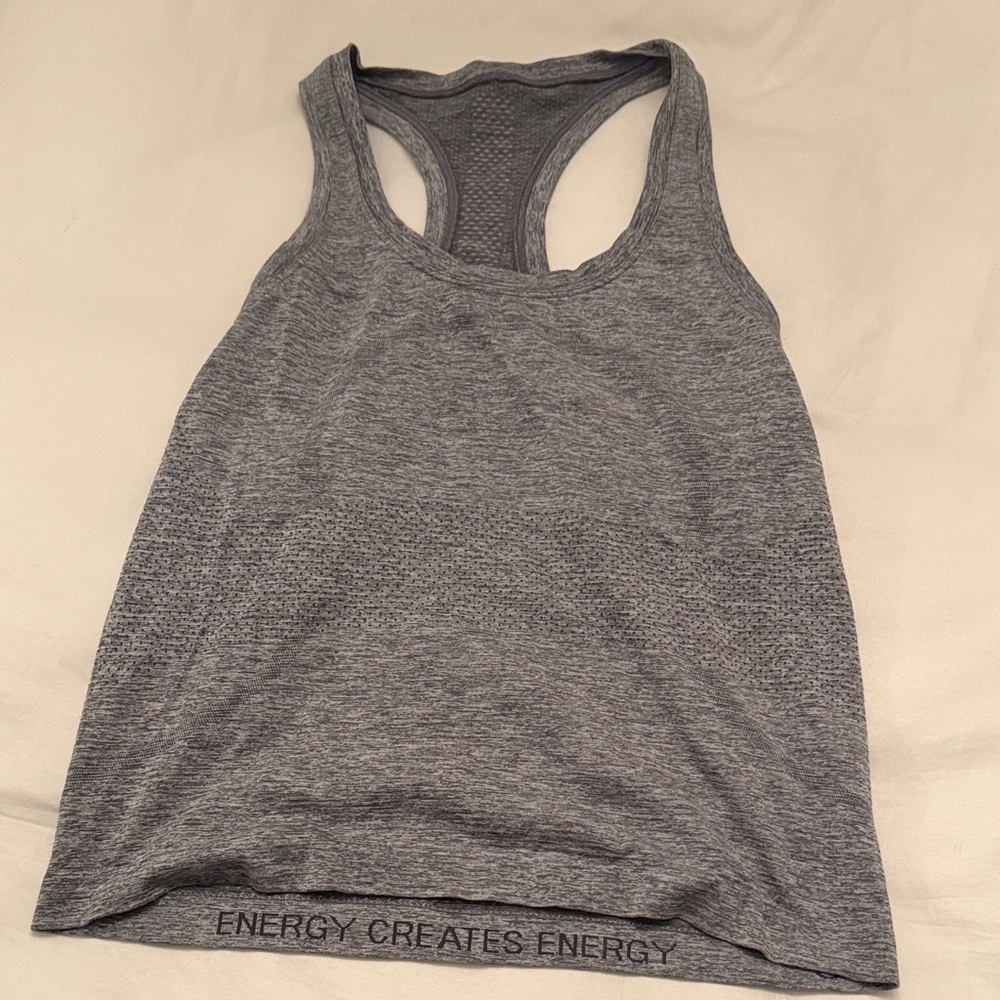 lululemon athletica Heather Gray Tank Top